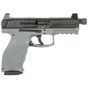 HK USA VP9 Tactical 9mm 4.7" 10rd Pistol w/ Night Sights & Threaded Barrel - Black | Grey