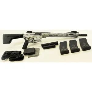 TYPHOON DEFENSE F12 12Ga White Distressed w/Long Forend