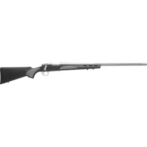 REMINGTON 700 Varmint 22-250 Rem 26" 5rd Bolt Rifle w/ Fluted Heavy Barrel - Stainless / Black