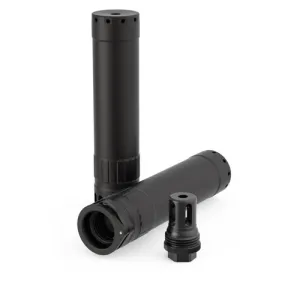 KGM R-556 Quick Detatch Heavy Use 5.56 Suppressor 1/2x28 Muzzle Break w/Pack