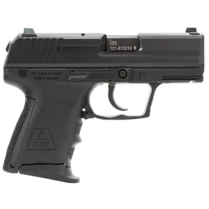 HK USA P2000 SK V2 9mm 3.26" 10rd LEM DAO Pistol w/ Night Sights - Black
