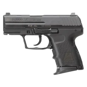 HK USA P2000 SK V2 40 S&W 3.26" 9rd LEM/DAO Pistol | Black
