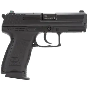 HK USA P2000 V3 40S&W 3.66" 12rd Pistol w/ Night Sights - Black