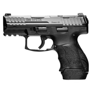 HK USA VP9SK-B 9mm 3.39" 13rd Optic Ready Pistol w/ Night SIghts - Black