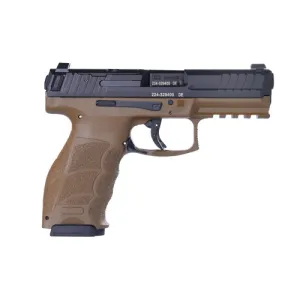 HK USA VP9 9mm 4.1" 10rd Optic Ready Pistol w/ Night Sights - Black / FDE
