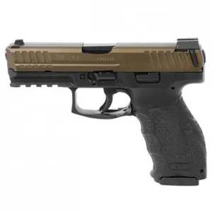 HK USA VP9 9mm 4.09" 17rd Pistol w/ Night Sights - Black / Burnt Bronze