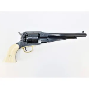 UBERTI 1858 New Army Deluxe 44 Cal 8" Ivory / Engraved