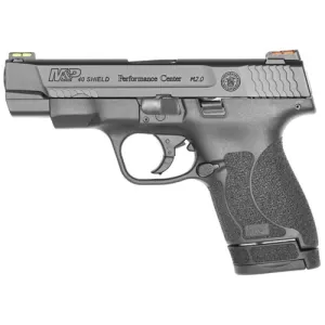 SMITH & WESSON PC M&P40 Shield M2.0 40 SW 4" 7rd Pistol w/ Ported Barrel & HiViz Sights - Black