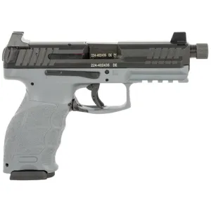 HK USA VP9 Tactical 9mm 4.7" 17rd Pistol w/ Night Sights & Threaded Barrel - Black | Grey