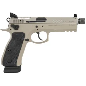 CZ-USA 75 SP01 Tactical 9mm 5.21" 18rd Pistol w/ Threaded Barrel - Urban Grey