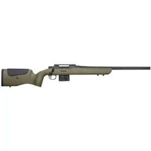 MOSSBERG MVP LR 308 Win 20" 11rd Bolt Rifle w/ Fluted Threaded Barrel - Blued / Green Textured Stock