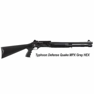 TYPHOON DEFENSE Quake MPX 12 Gauge 3" 18.5" 5rd Semi-Auto Shotgun - Black