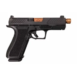 SHADOW SYSTEMS XR920 Combat 9mm 5.5" 17rd Optic Ready Pistol w/ Threaded Barrel - Black / Bronze