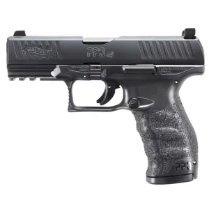 WALTHER ARMS PPQ 45ACP 4.25" 12rd Pistol w/ Tritium Night Sights - Black