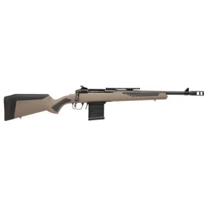 SAVAGE ARMS 110 Scout Short Action 223 Rem 16.5" 10rd Bolt Rifle - FDE / Black