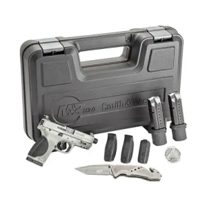 SMITH & WESSON M&P9 M2.0 Compact 9mm 4.6" 23rd Optic Ready Pistol w/ Threaded Barrel - Grey