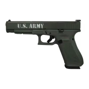 GLOCK G34 G4 9mm 5.3" 17rd OD WW2 White