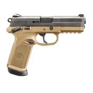 FN AMERICA FNX-45 USG 45 ACP 4.5" 10rd Pistol w/ Ambi Safety & Decocker - FDE / Black