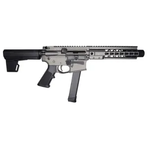 BRIGADE MFG BM-9 9mm 9" Blk 33+1 TG w/ PISTOL BRACE