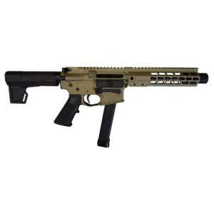 BRIGADE MFG BM-9 9mm 9" 33+1 FDE W/ PISTOL BRACE
