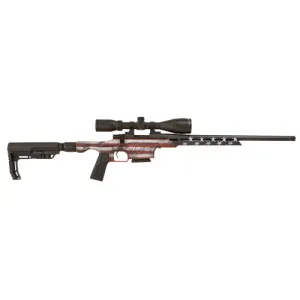 HOWA Mini Action 350 Legend 16.25" 3rd Bolt Action Rifle w/ Nikko Stirling Scope - USA Flag