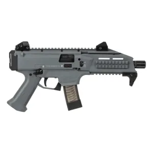 CZ-USA Scorpion EVO 3 S1 9mm 7.72" 10rd Pistol w/ Threaded Barrel - Battleship Grey / Black