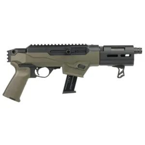 RUGER PC Charger 9mm 6.5" 17rd Pistol w/ Threaded Barrel | OD Green