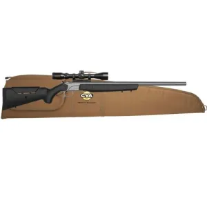 CVA Accura MR-X 50 Caliber 26" Muzzleloader w/ Threaded Barrel & KonusPro 3-9x40 Scope | Stainless