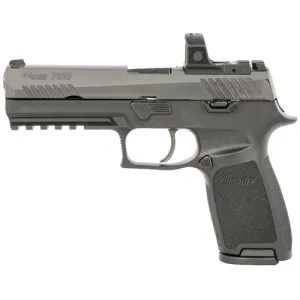 SIG SAUER P320 9mm 4.7" 17+1 Pistol w/ ROMEO1 Pro Red Dot - Black