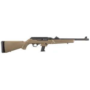 RUGER PC Carbine 9mm 16.12" Blk TB 17rd Flat Dark Earth