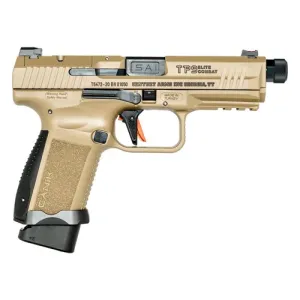 CANIK TP9 Elite Combat 9mm 4.7" 18rd Pistol w/ Threaded Barrel - FDE