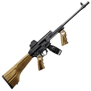 POF Roaring Rebel 22 LR 14.5" (Pinned to 16") 30rd Semi-Auto Rifle - Black / Wood Laminate