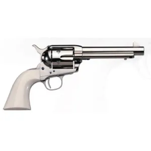 UBERTI 1873 Cattleman Cody Nickle Ivory 45LC 4.75" 6rd