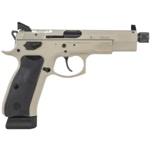 CZ-USA 75 B 9mm 5.2" Urban Gray 18rd w/Suppressor Ready