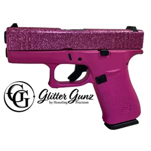 GLOCK G43X GlitterGunz 9mm 3.41" 10rd Pistol | Pink Crush Glitter
