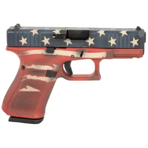 GLOCK G19 G5 9mm 4.02" 15rd Pistol - American Flag Cerakote