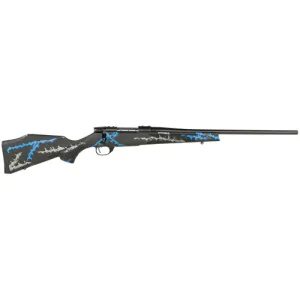 WEATHERBY Vanguard Compact 243 Win 20" 5rd Bolt Rifle - Black / Blue Synthetic