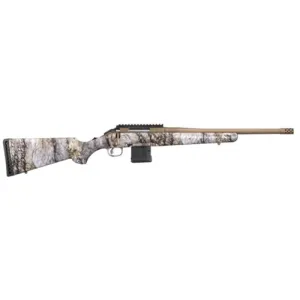 RUGER American YOTE 204 Ruger 16.13" 20rd Bolt Rifle - Burnt Bronze / Yote Camo