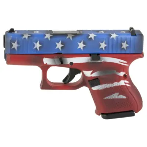 GLOCK G27 G5 Sub-Compact 40 S&W 3.43" 9rd Pistol - Red / White / Blue