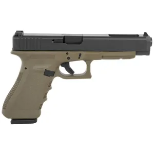 GLOCK G34 G3 Competition 9mm 5.1" 10rd Pistol - FDE / Black