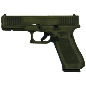 GLOCK G17 9mm 4.5" 17rd - Distressed Bazooka Green