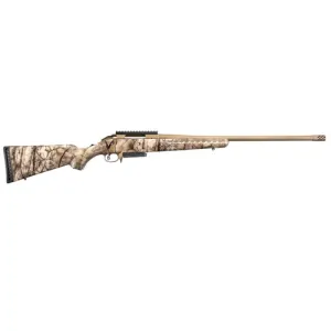 RUGER American 7mm-08 Rem 22" 3rd w/ Threaded Barrel - Go Wild Camo & Bronze