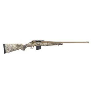 RUGER AMERICAN 350 Legend 22" 5rd Bolt Rifle w/ Threaded Barrel - Bronze / Go Wild Camo