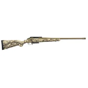 RUGER American 6.5 Creedmoor 22" 3rd Bolt Rifle - Go Wild Camo / Burnt Bronze