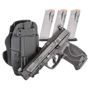 SMITH & WESSON M2.0 10mm 4.6" 15rd TAC PAC (4 Mags / Holster) - Black