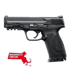 SMITH & WESSON M&P9 M2.0 9mm 4.25" 10rd Pistol - MA Compliant - Black