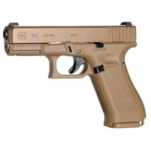 GLOCK G19X G5 9mm 4" 10rd Pistol w/ Night Sights - FDE