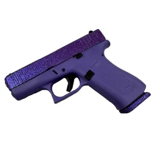 GLOCK G43x Glittergunz 9mm 3.41" 10rd Pistol | Armed Women of America Purple