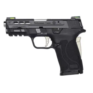 SMITH & WESSON PC SHIELD EZ 9mm 3.8" 8+1 Pistol w/ No Manual Safety - Black / Silver