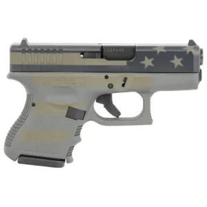 GLOCK G26 G3 9mm 3.43" 10rd Pistol - Operator Flag